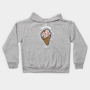 It's Ice Cream Time Kids Hoodie